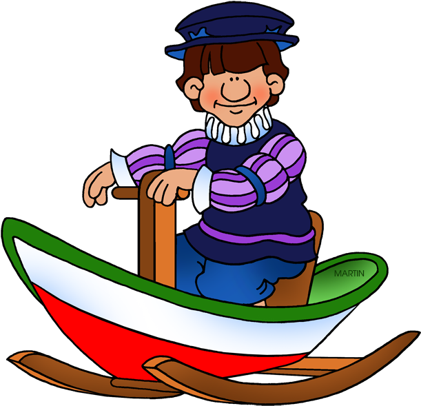 Explorers Clip Art By Phillip Martin, Young John Cabot - Explorers Clip Art By Phillip Martin, Young John Cabot (648x605)