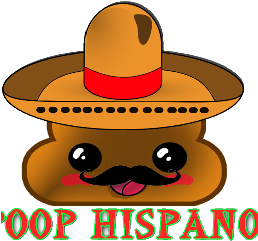 Dog Poop Clip Art - Poop Emoji With Sombrero (512x511)