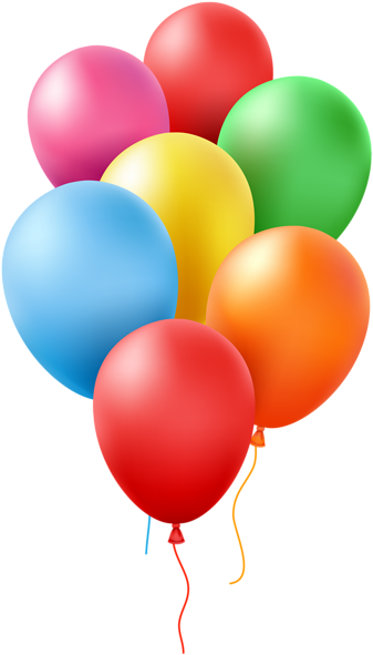 Balloons Transparent Clip Art Image - Balloons Transparent (2857x5000)