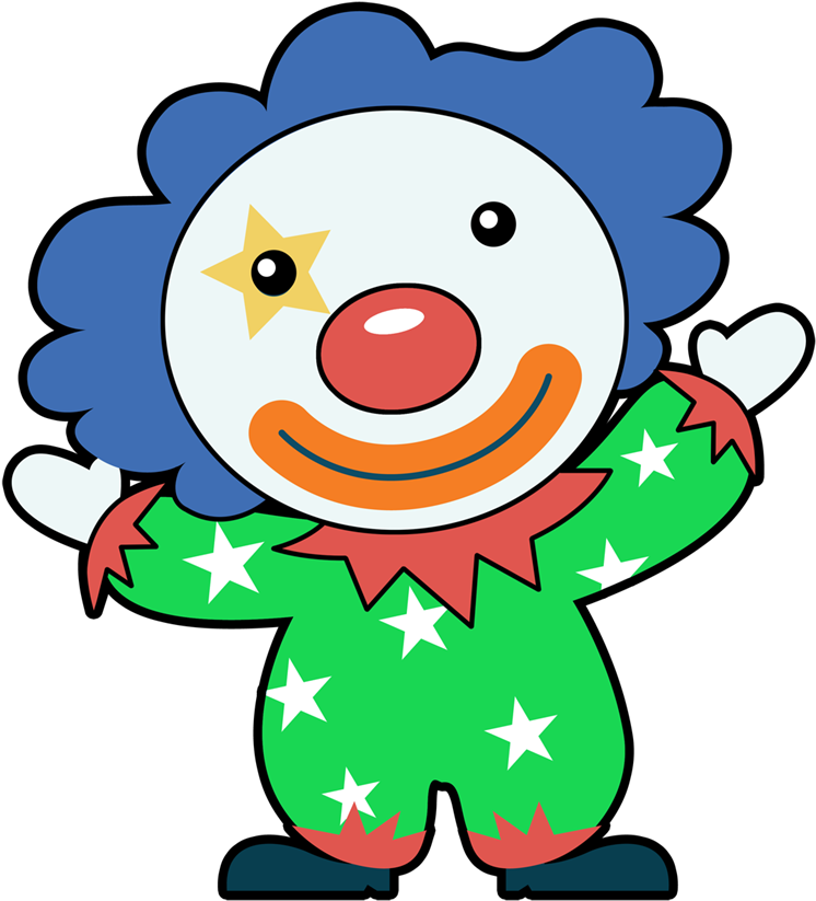 Clown Clip Art - Music Download (800x960)