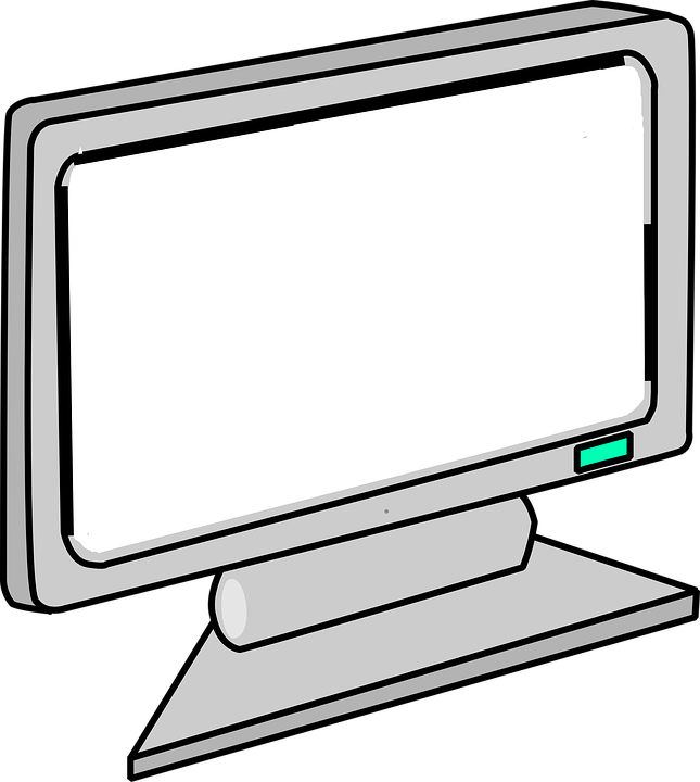 Clipart Of Computer Monitor (645x720)