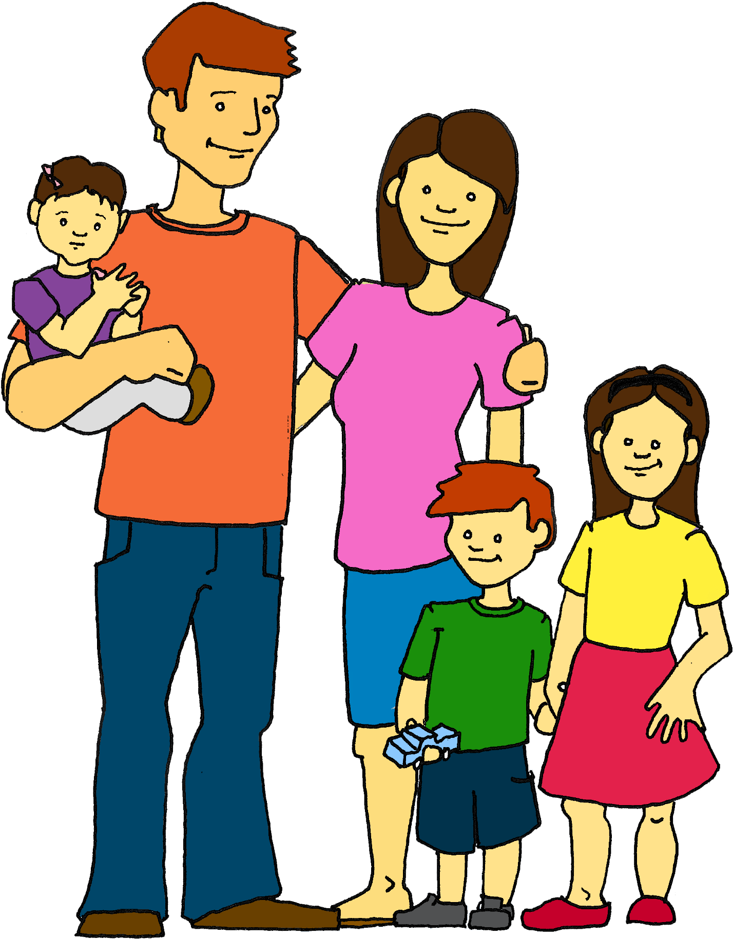 Big - Family Clipart Png (1684x2214)
