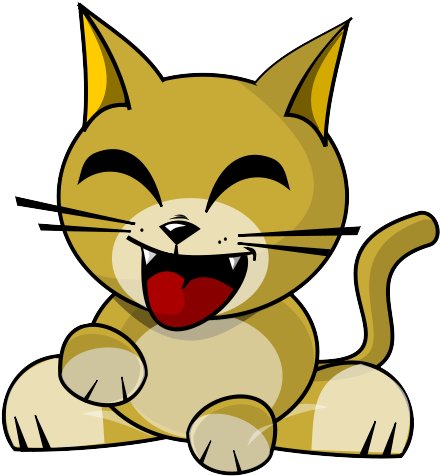 Cute Dog And Cat Clipart Free Images - Funny Cats Clipart (480x529)