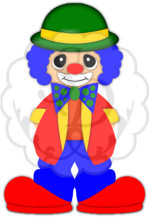 Clown Clip Art - Clown (300x465)