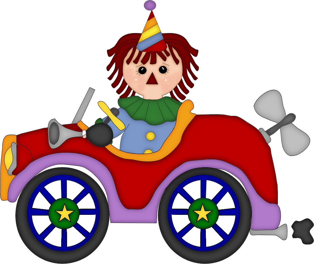 Clipart Clown Car Circus - Clown Car Png (1016x854)