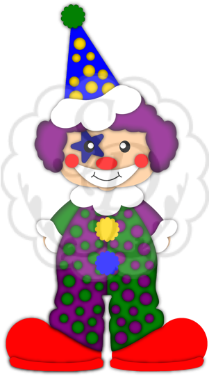 Clown Clip Art - Clip Art (300x578)