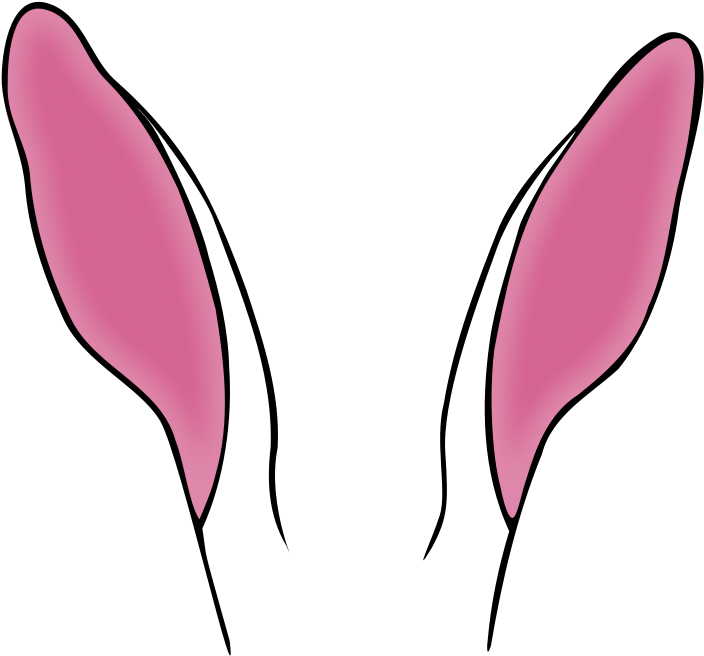Bunny Ears Clip Art - Bunny Ears No Background (800x740)