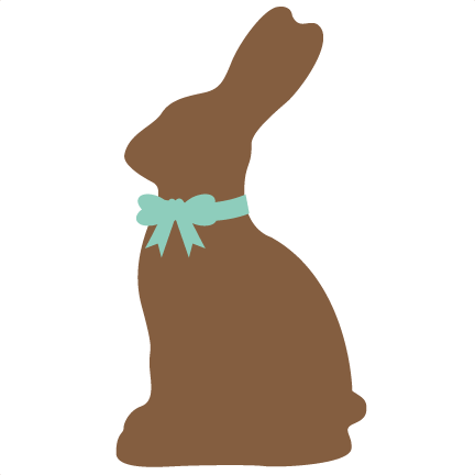 Silhouette Clipart Easter Bunny - Easter Bunny Silhouette Png (432x432)