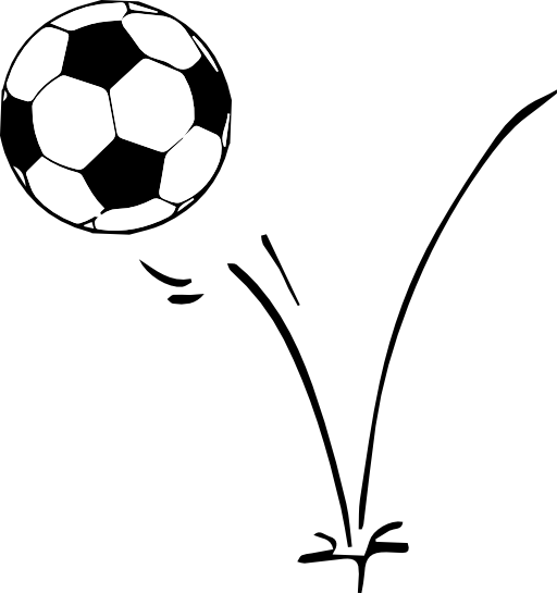 Free Sports Soccer Clipart Clip Art Pictures Graphics - Bouncing Ball Clip Art (512x545)