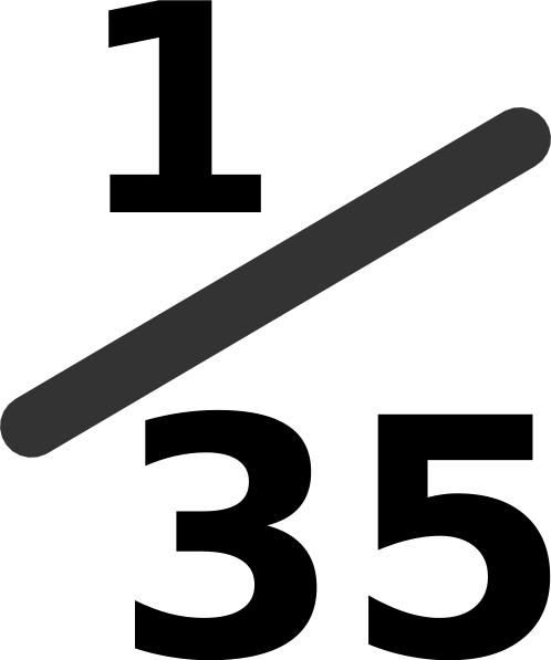 Crafty Fraction Clipart Revised Clip Art At Clker Com - Fraction Clip Art (498x597)