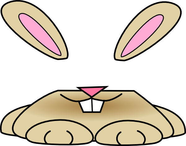 Bunny Free Easter Rabbit Clip Art - Cartoon Bunny Chow (600x472)