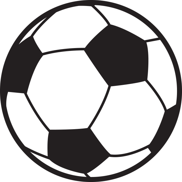 Incredible Inspiration Soccer Ball Outline Free Download - Soccer Ball Png (579x579)