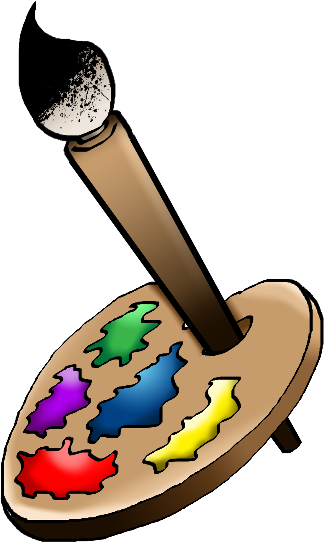 Art Kind Cartoon - Fine Arts Clipart Png (1379x2049)