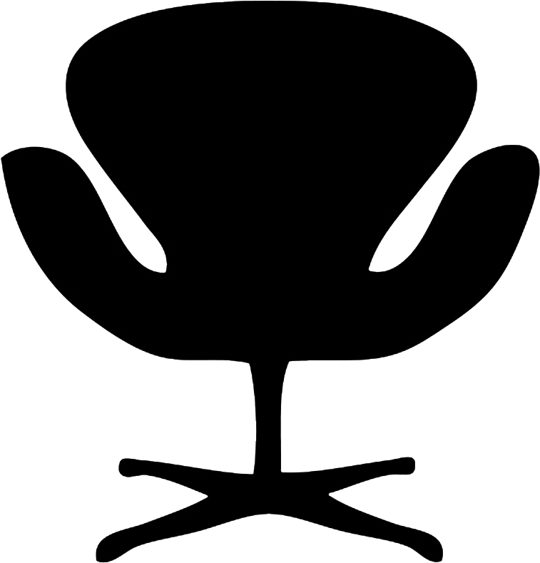 Deck Chair Silhouette, Designer Chair Silhouette - Armchair Silhouette (795x833)