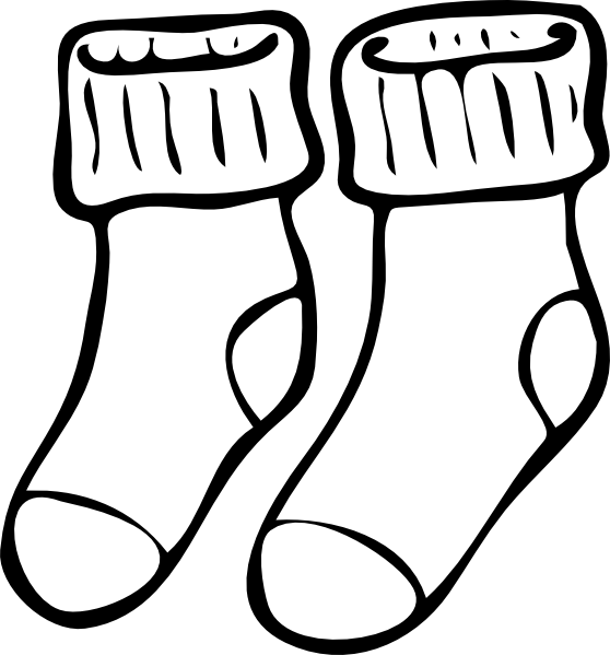 Socks Clip Art (558x599)