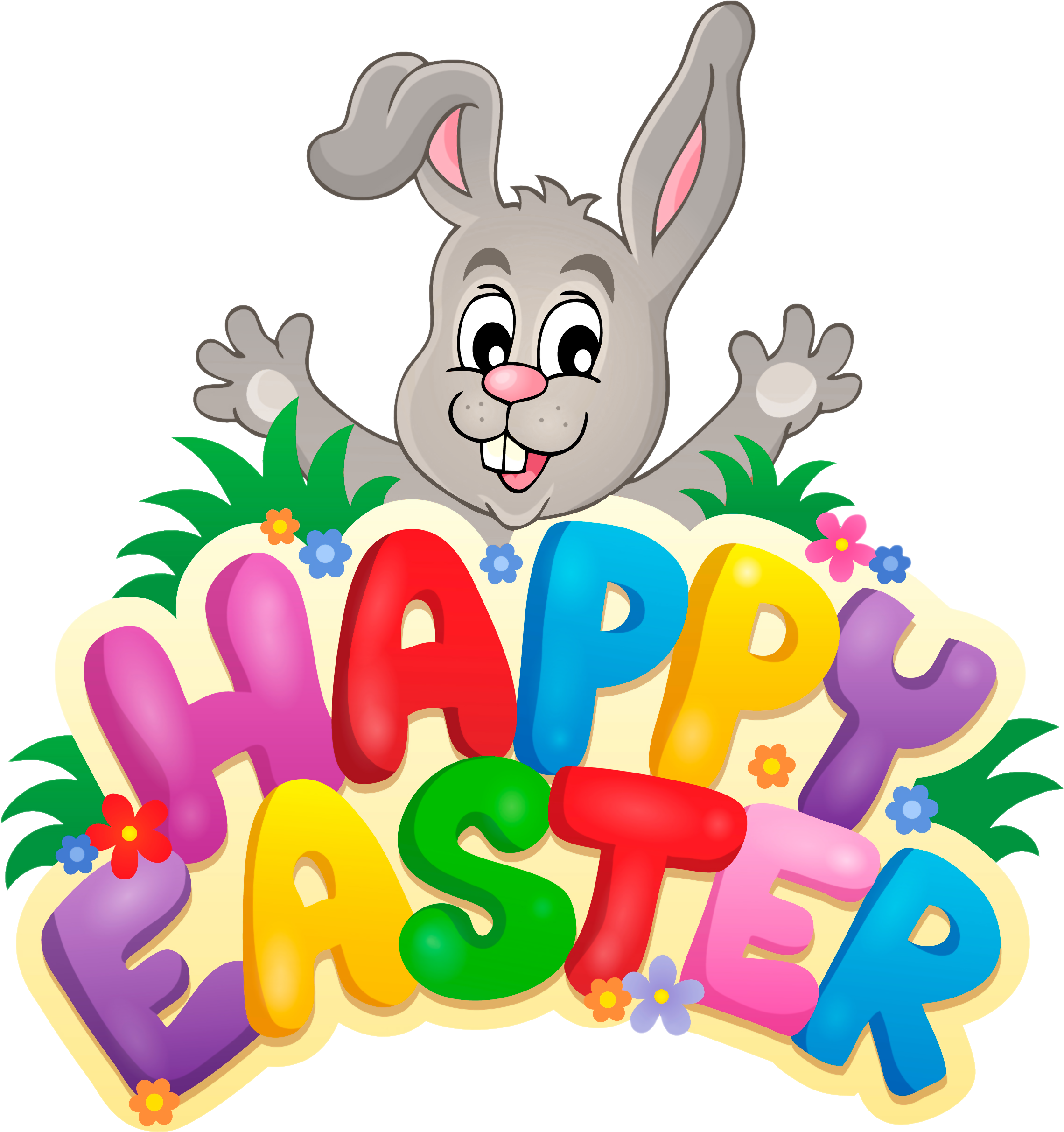 Happy Easter Clip Art - Happy Easter Clip Art (2377x2492)
