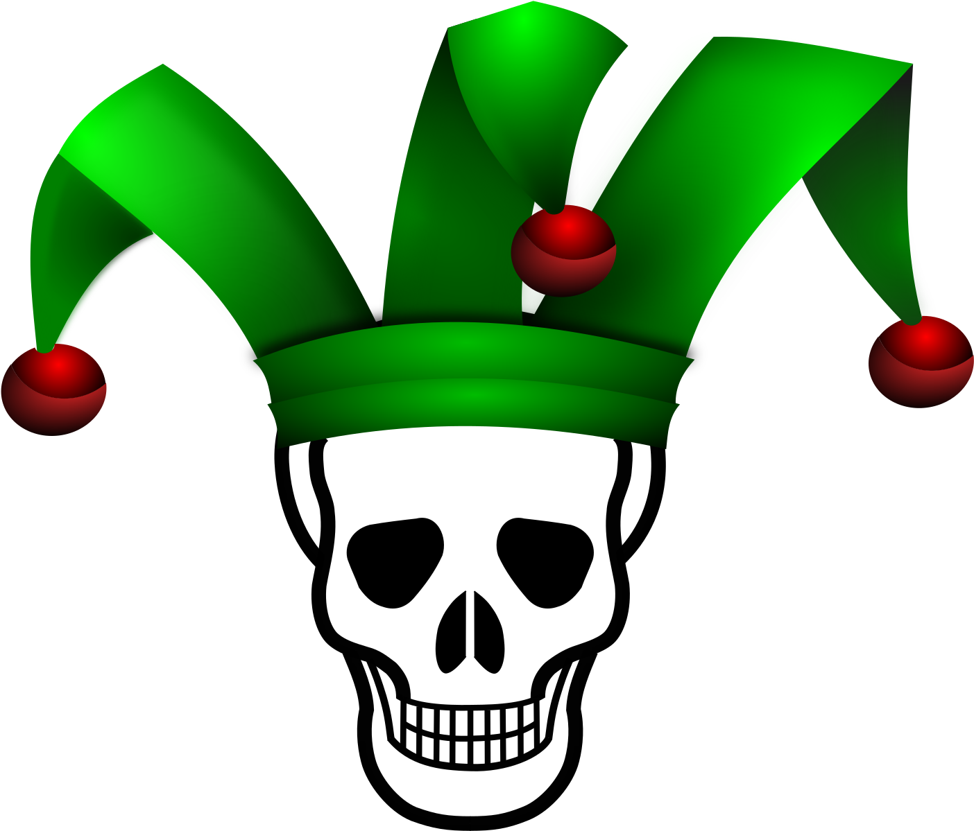 Skull Jester - Skull And Crossbones (2400x1588)
