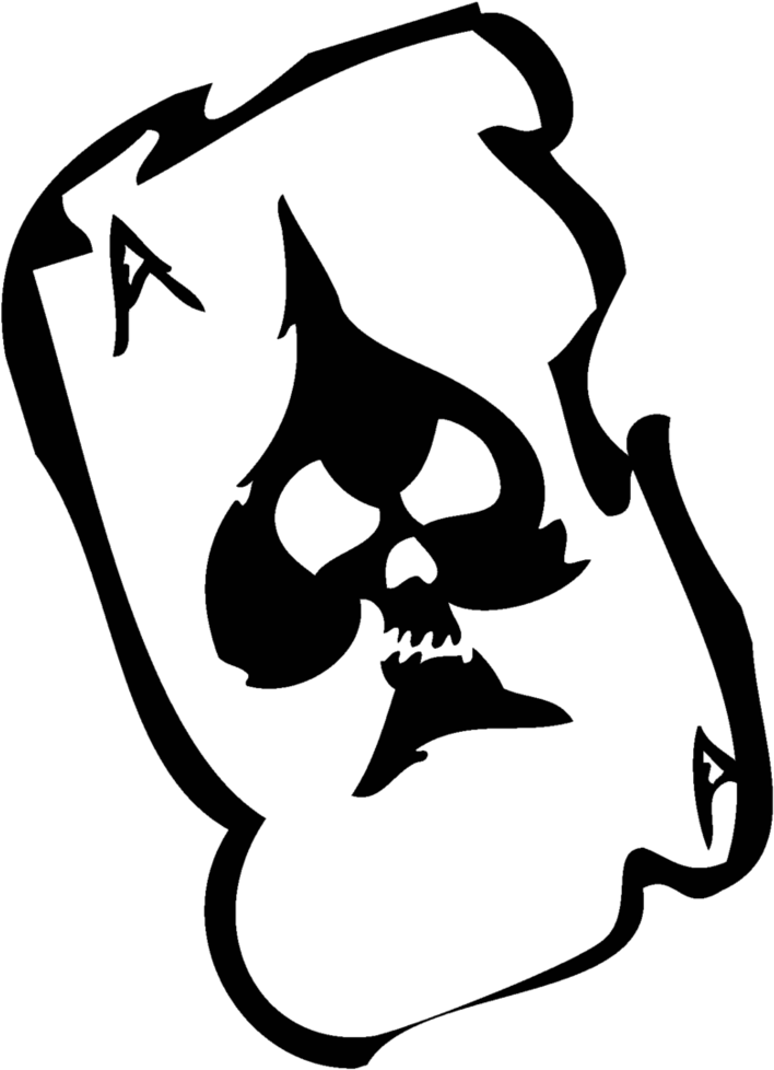 Ace Of Skulls By Niteshifter On Clipart Library - Ace Card Logo Png (900x1080)