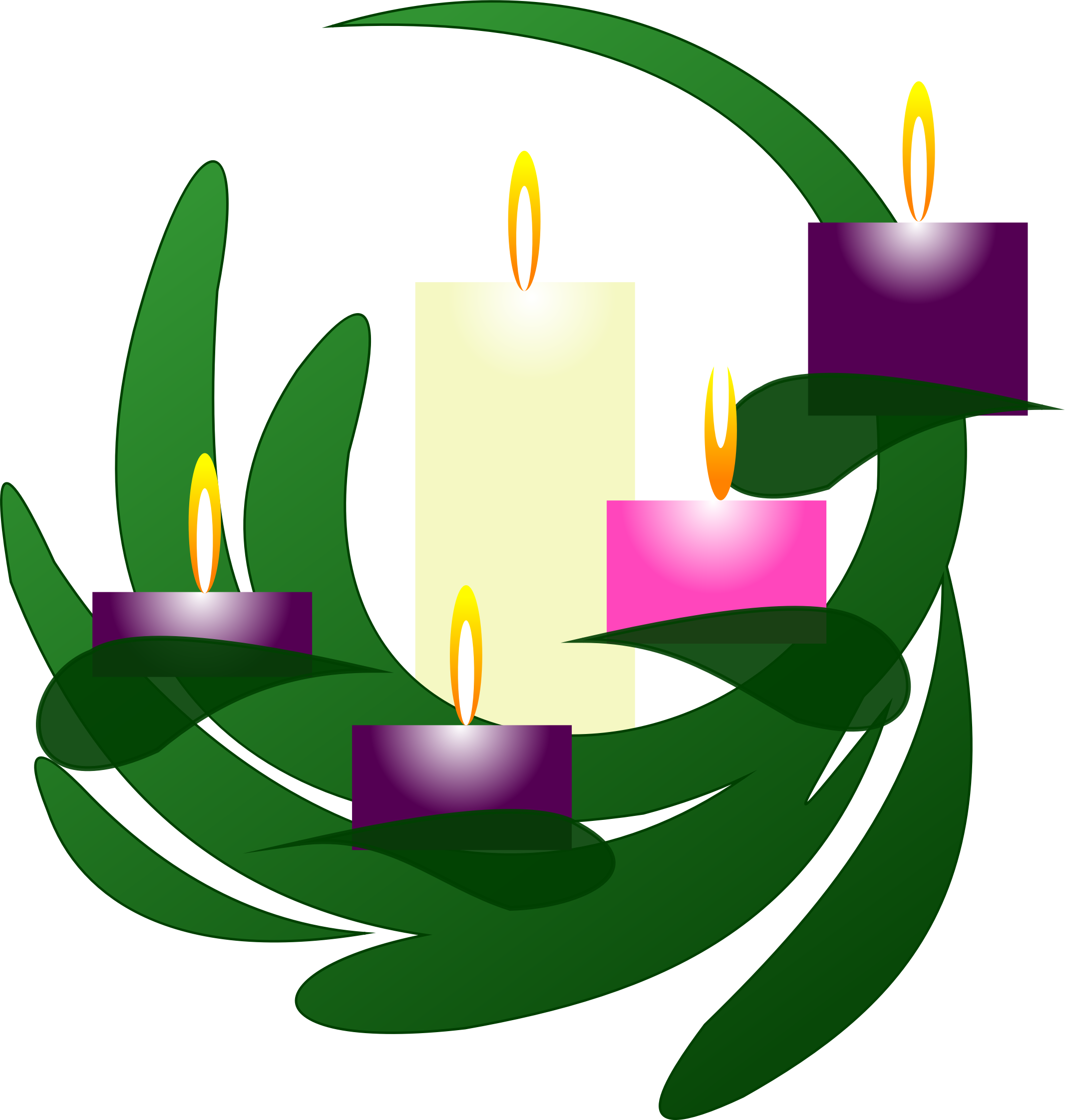 Clipart Advent Wreath Christmas Eve - Third Sunday Of Advent Clipart (2133x2243)