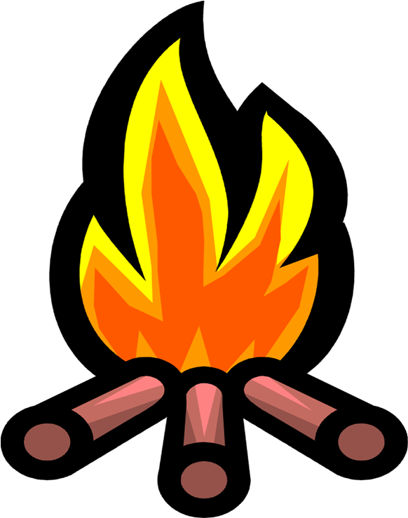 Campfire Png Clipart - Camp Fire Clipart Png (600x766)