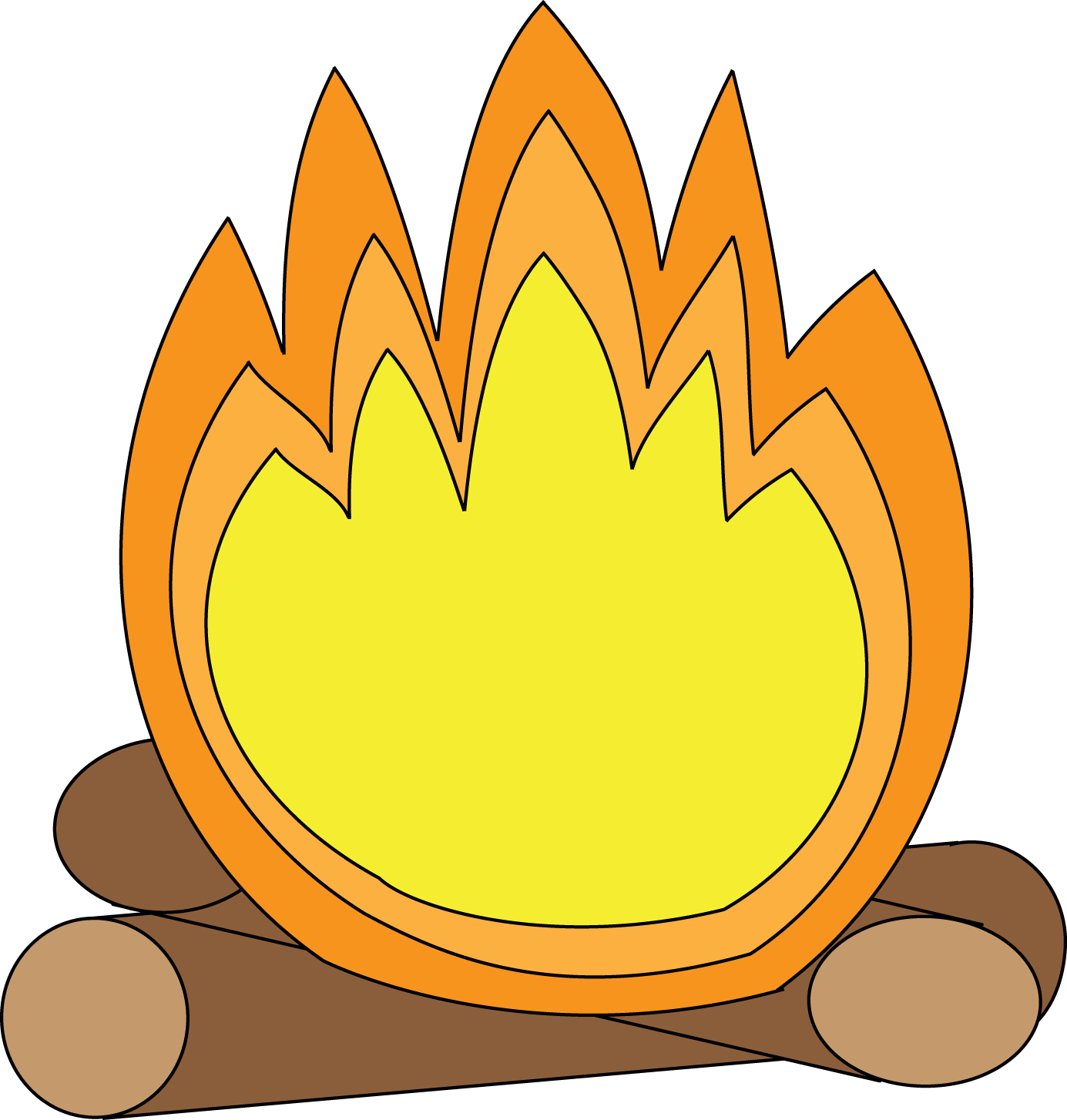 Campfire Camp Fire Smores Clip Art Free Clipart Images - Camp Fire Cartoon (1385x1454)