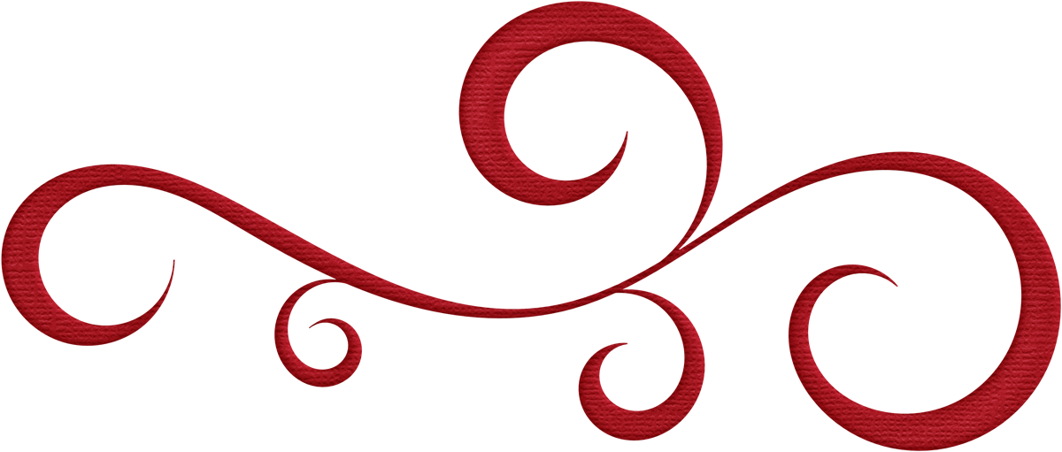 Flourish Png - Red Flourish Png (1200x511)