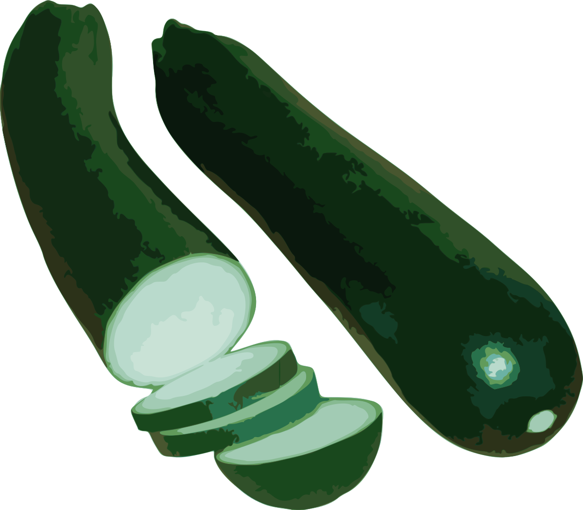 Cartoon Zucchini Clipart, Clip Art Zucchini, Clipart - Zucchini Clipart (1200x1050)