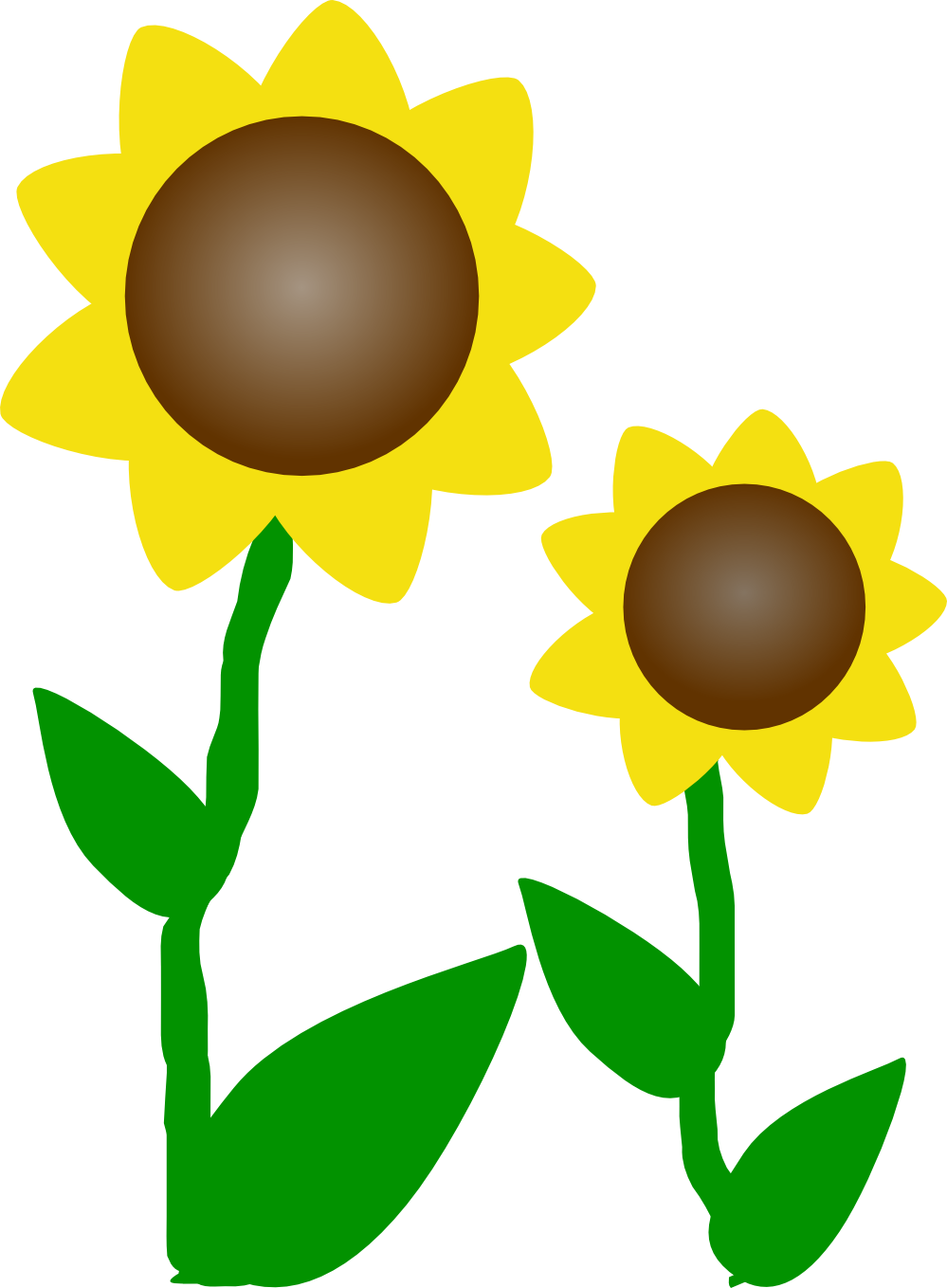 Sunflower Clip Art Clipart - Sunflowers Clip Art (1764x2400)
