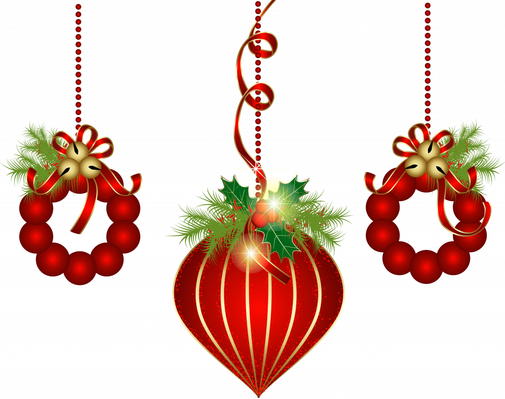 Christmas ~ Christmas Decorations Cliparts Free Download - Christmas Decorations Clipart Transparent Background (1024x811)
