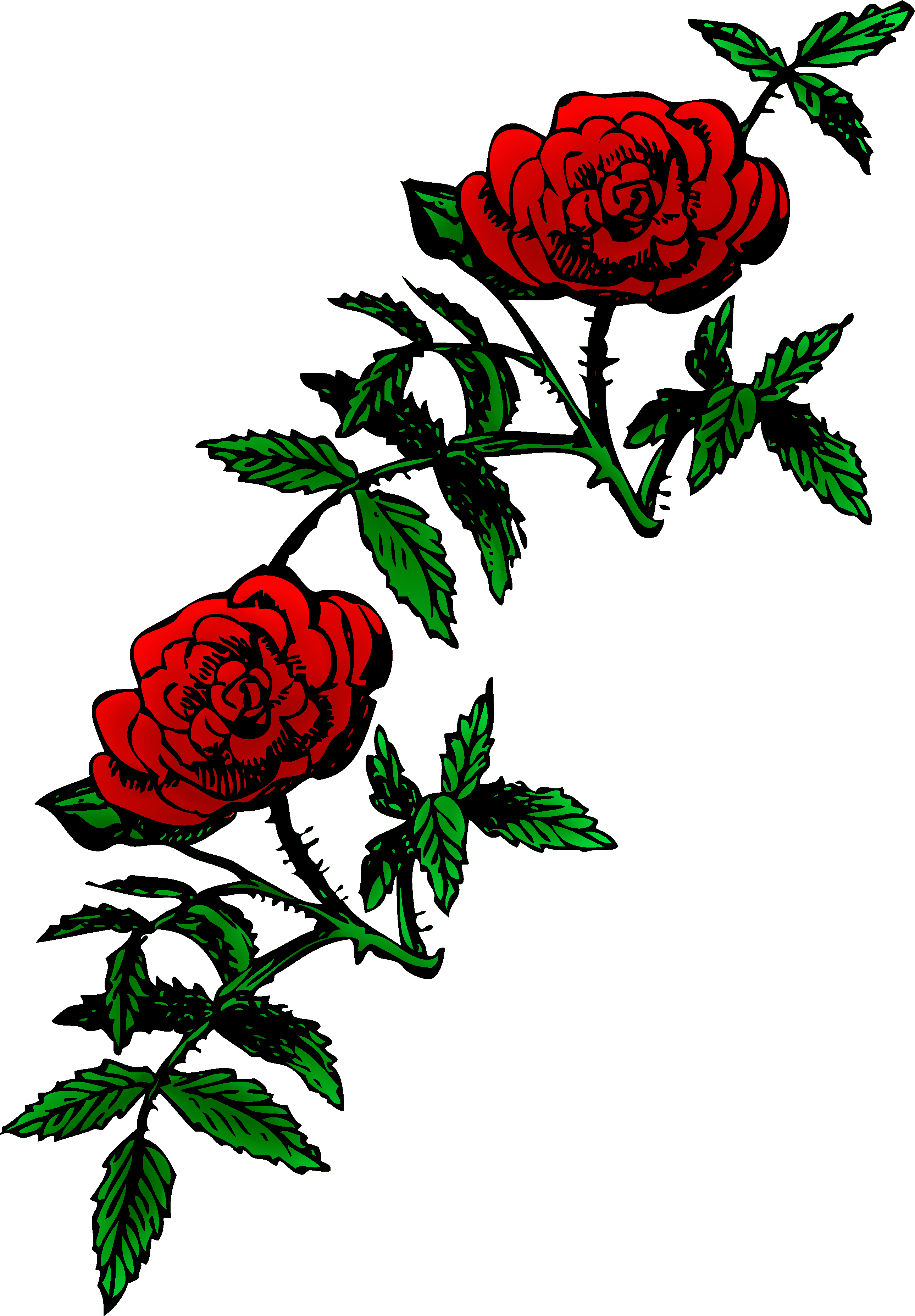 Roses Public Domain Rose Decoration Free Clip Art - Rose Png Public Domain.