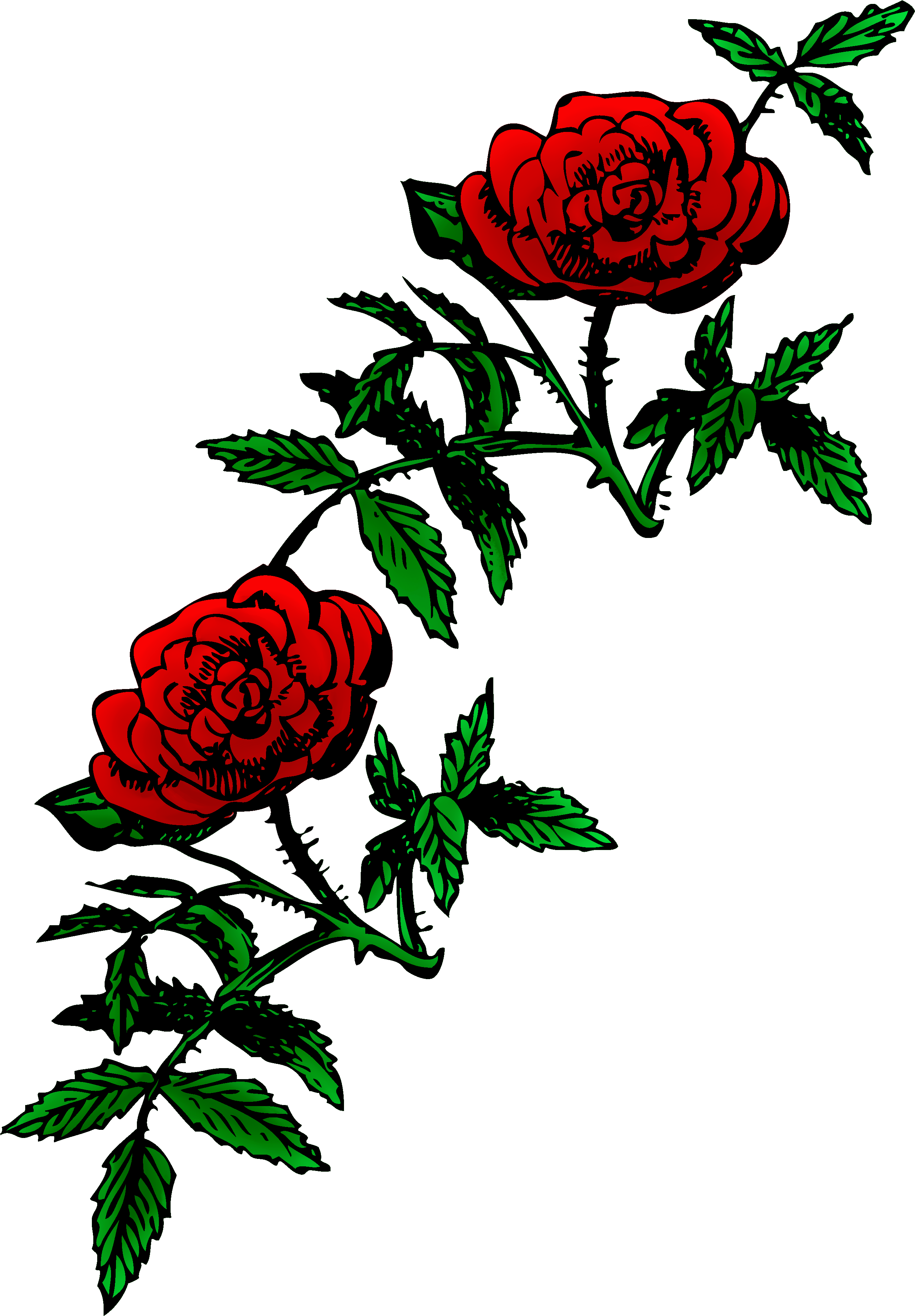 Roses Public Domain Rose Decoration Free Clip Art - Rose Png Public Domain (2887x4022)