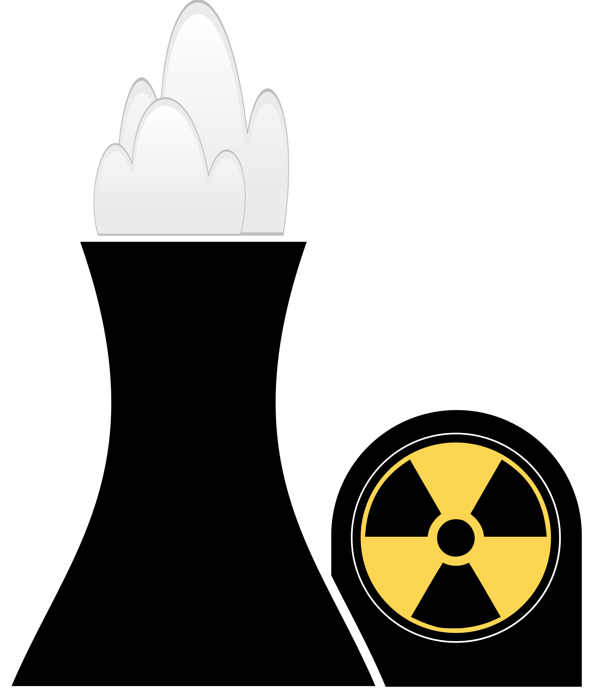 Plant Black - Nuclear Energy Clip Art (2040x2400)