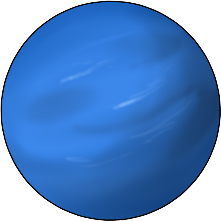 Planet Clipart Pic Blue Planet Clip - Neptune (800x800)
