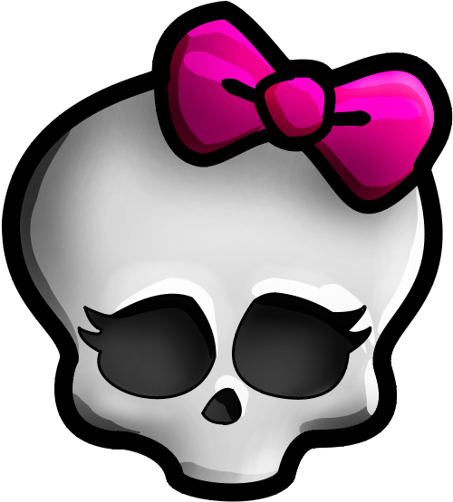 Skull Clipart Monster High - Monster High Skull Png (600x661)