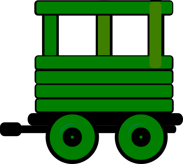 Toot Toot Train Carriage 6 Clip Art At Clker - Cartoon Train With Carriages (600x539)