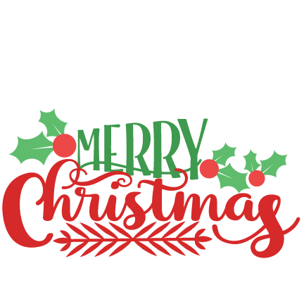 Merry Christmas Clip Art - Christmas Day Clipart (432x432)