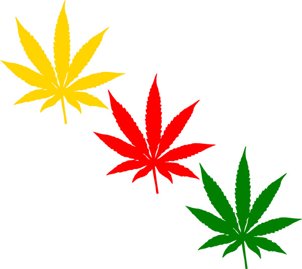 Weed Clip Art At Clker Com Vector Clip Art Online Royalty - Marijuana Leaf (600x535)