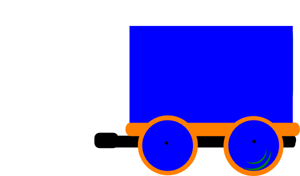 Toot Train And Carriage Clip Art At Clkercom - Clip Art (600x352)