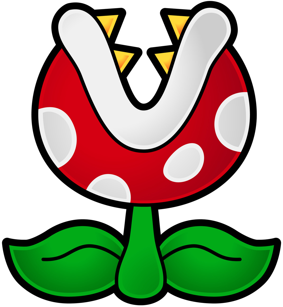Super Paper Mario Piranha Plant Clipart - Paper Mario Sticker Star Piranha Plant (1192x1295)