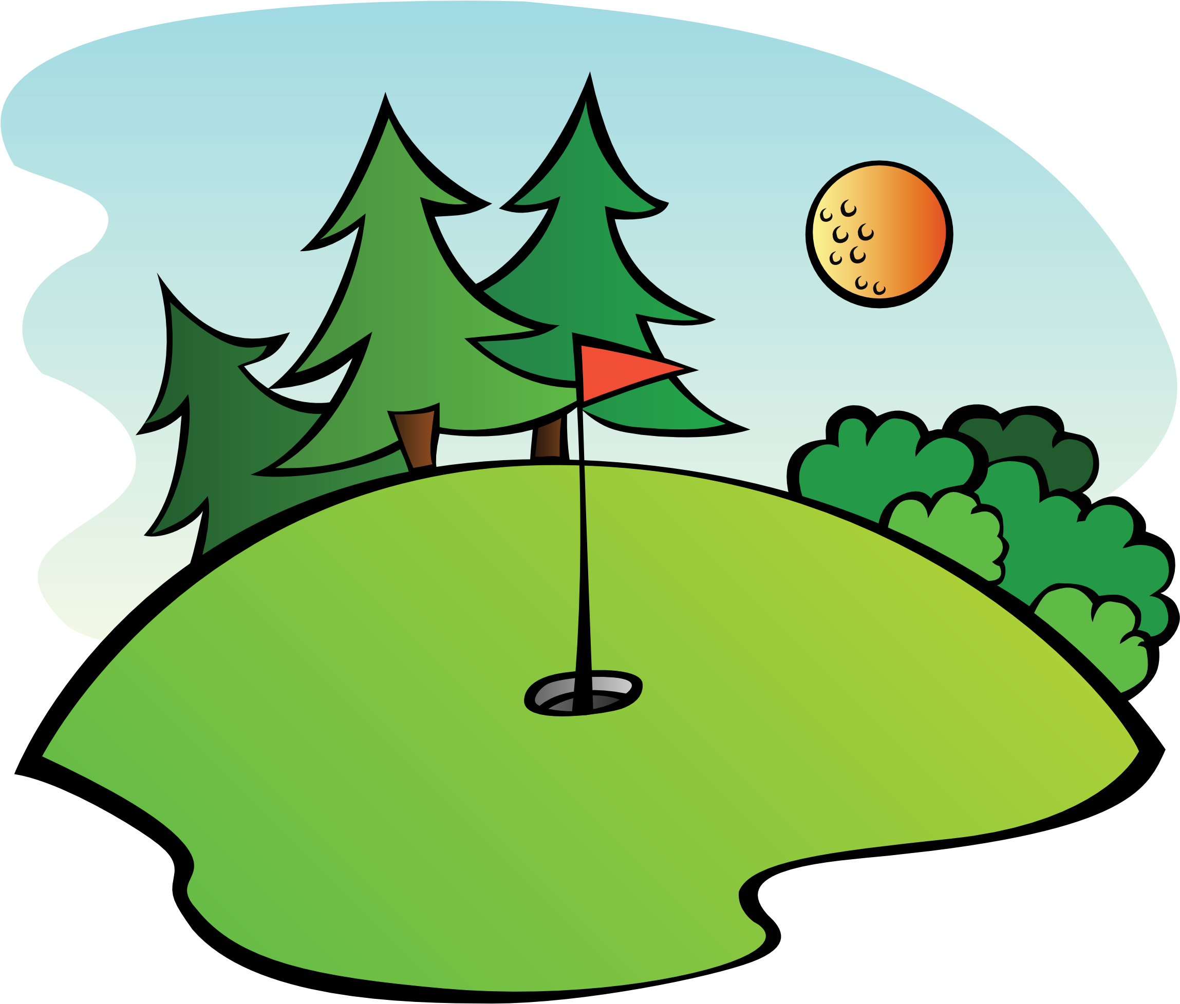 Redneck - Golf Clip Art (2400x2400)