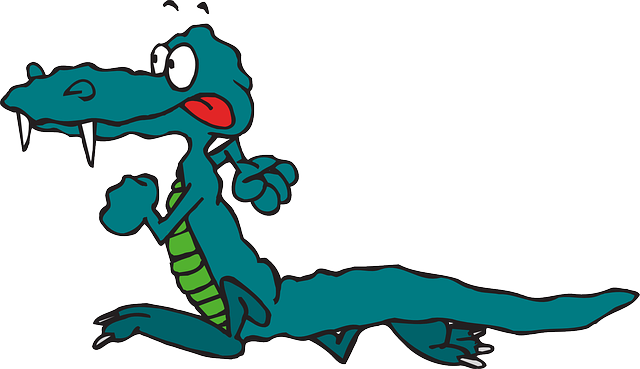 Cute - Rattlesnake - Clipart - Running Animal Clip Art (640x369)