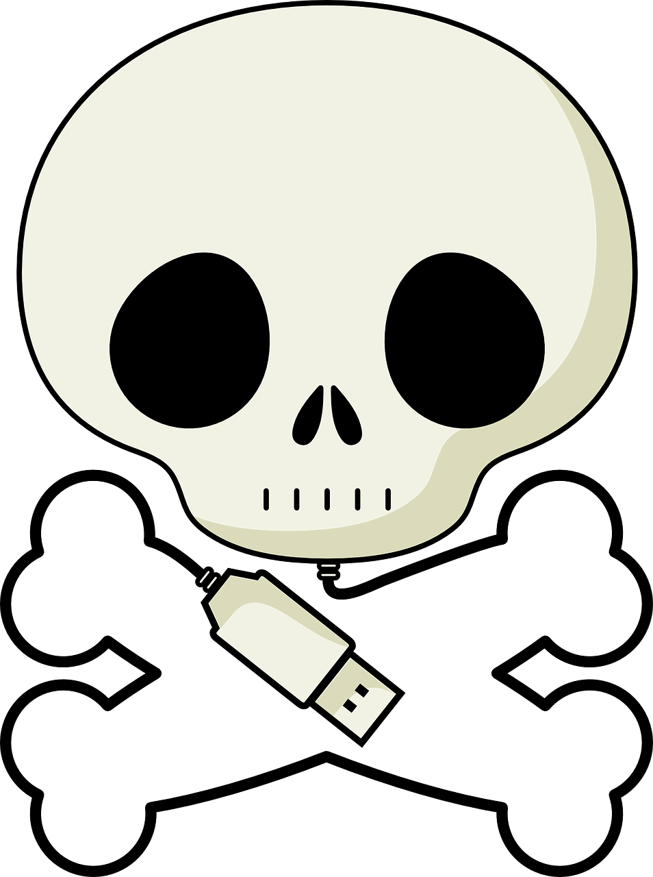Pirate Skull Png - Skull And Crossbones (1800x2400)