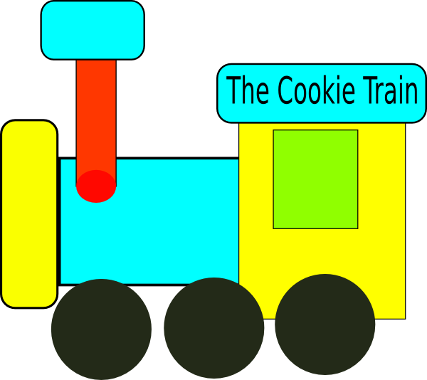 Cookie Train Clip Art - Clip Art (600x534)