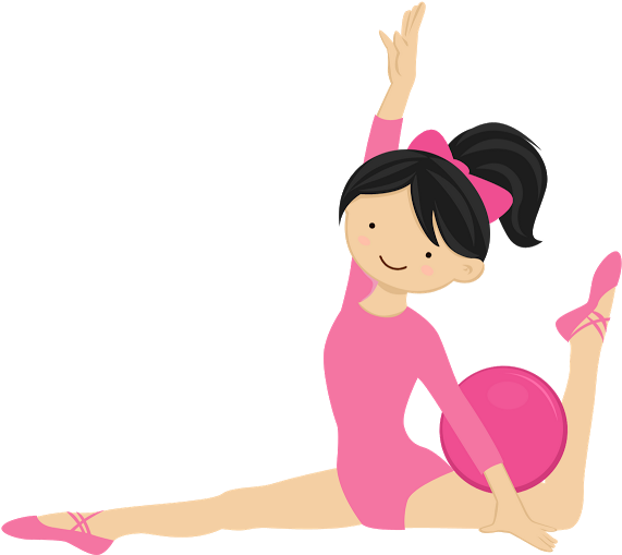 Cold Gymnastics Cliparts - Gimnasia Ritmica Dibujos Animados (800x534)