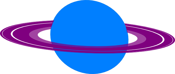 Planet Clipart Saturn Planet Clip Art Pics About - Circle (600x256)