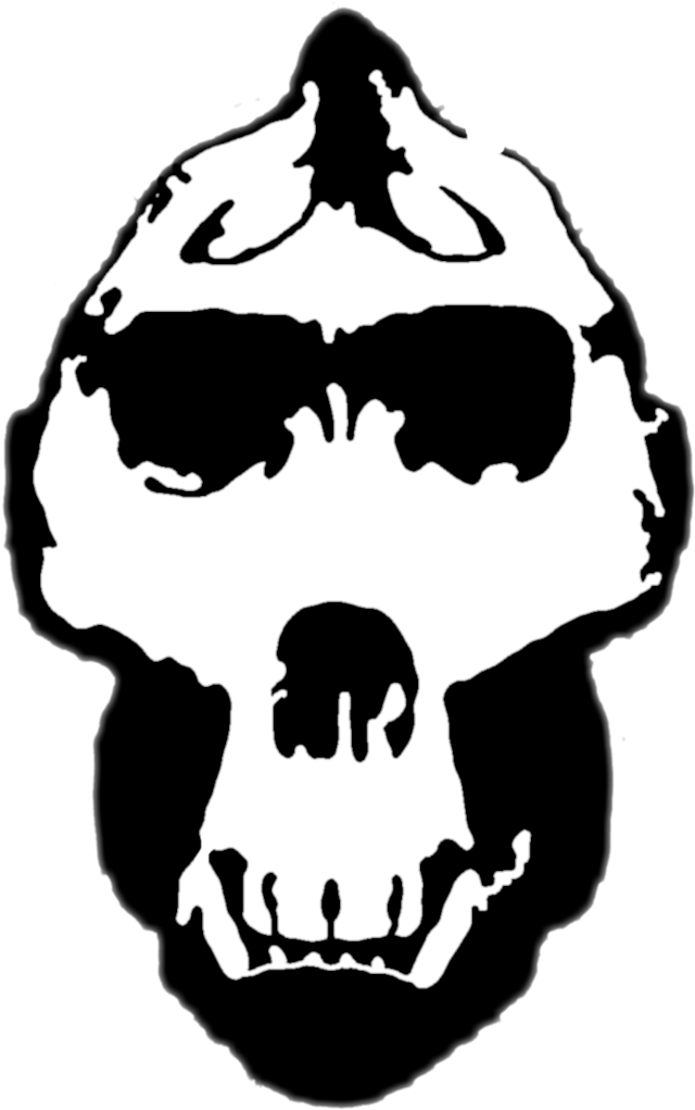 Gorilla Skull Stencil By Zimdrake On Deviantart - Gorilla Skull Png (900x1125)