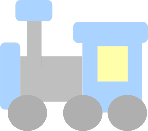 Train Clipart Baby Toy - Baby Train Clipart (600x532)