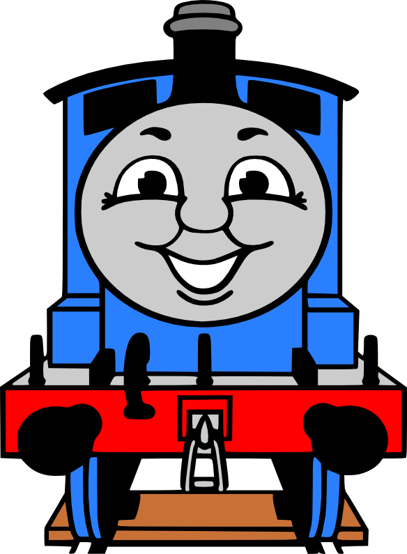 Thomas Clip Art - Thomas The Train Svg File (584x795)