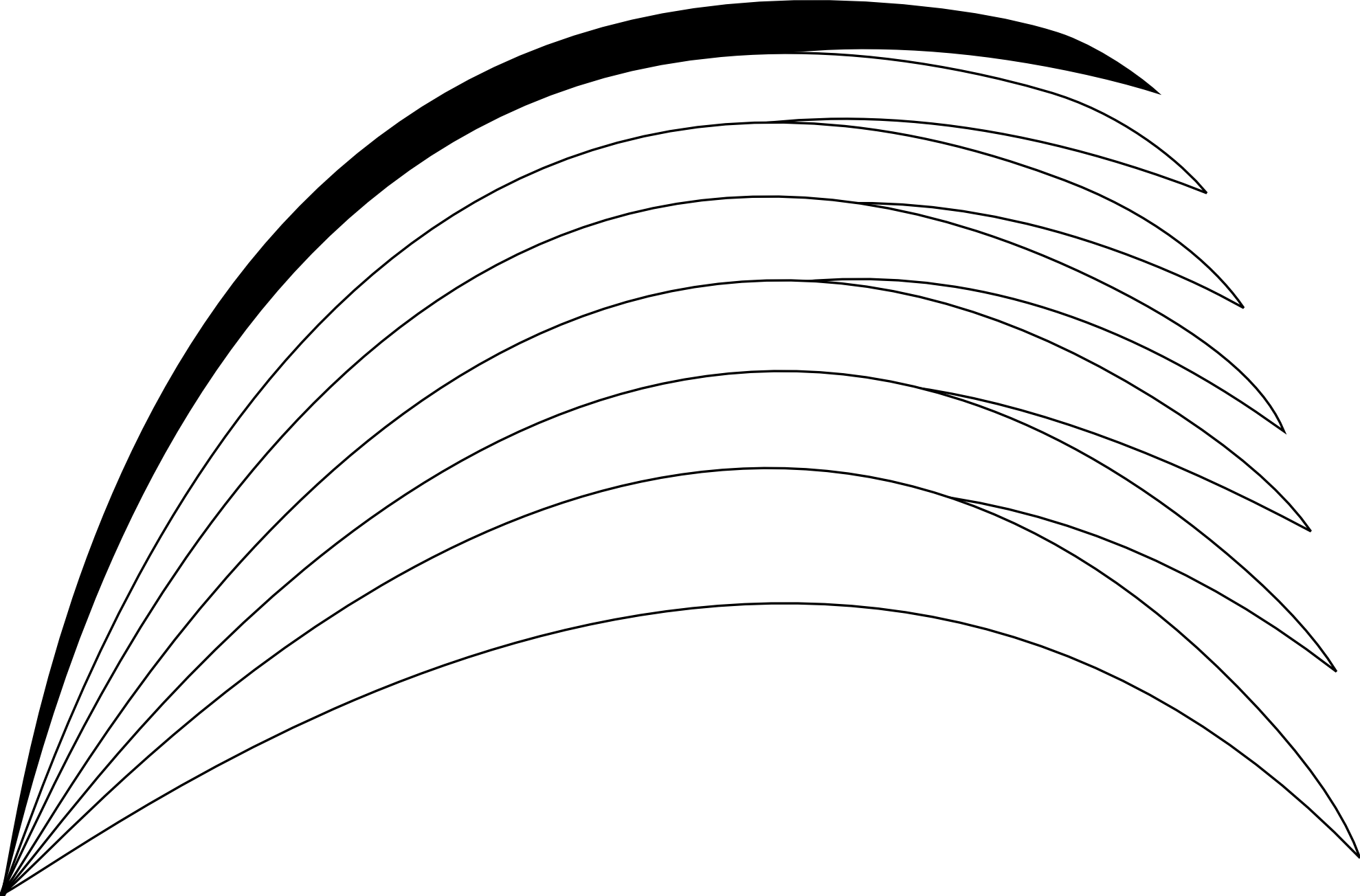 Rainbow Black And White Rainbow Clipart Black And White - Clip Art (1979x1304)