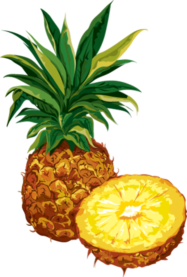 Pineapple Clip Art Free Clipart Images - Pineapple Fruit Clipart Png (640x946)